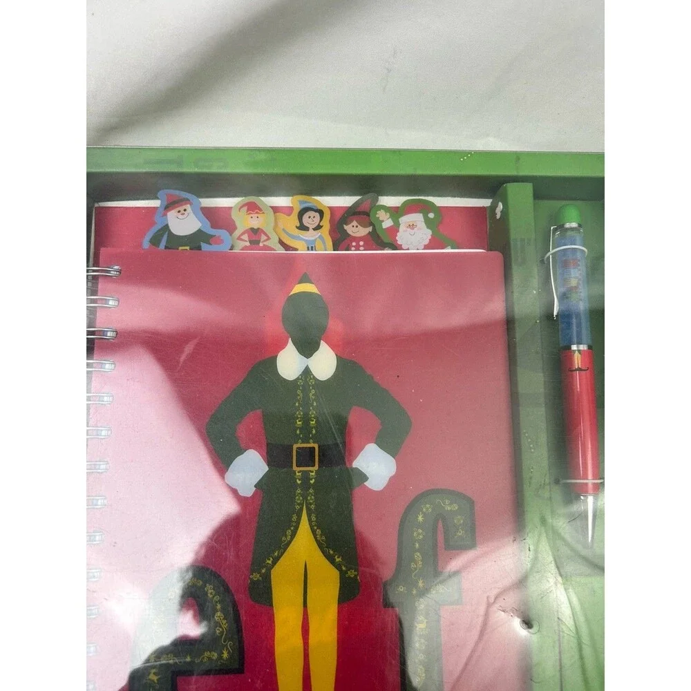Elf Christmas Journal & Floating Pen Gift Set